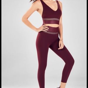 Fabletics Leggings and Bra Matching Set